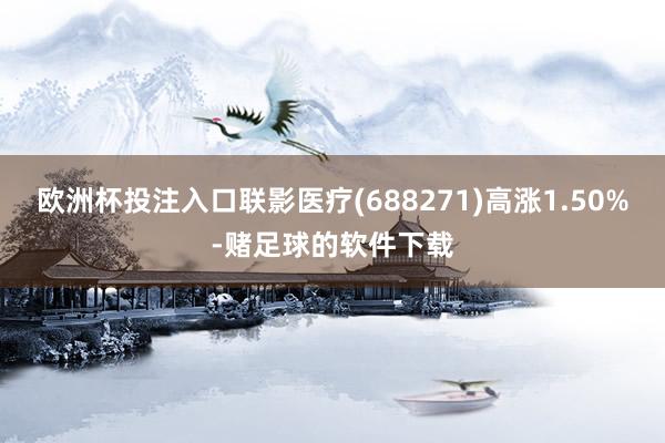 欧洲杯投注入口联影医疗(688271)高涨1.50%-赌足球的软件下载