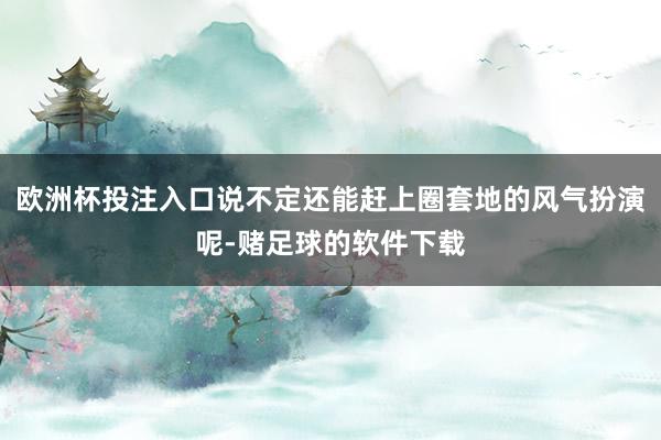 欧洲杯投注入口说不定还能赶上圈套地的风气扮演呢-赌足球的软件下载