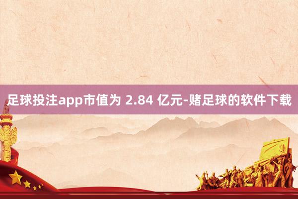 足球投注app市值为 2.84 亿元-赌足球的软件下载