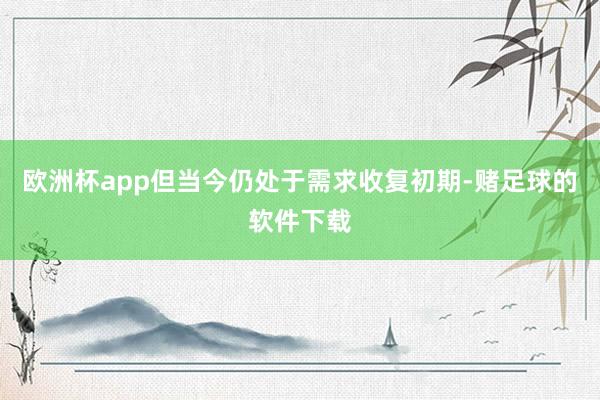 欧洲杯app但当今仍处于需求收复初期-赌足球的软件下载