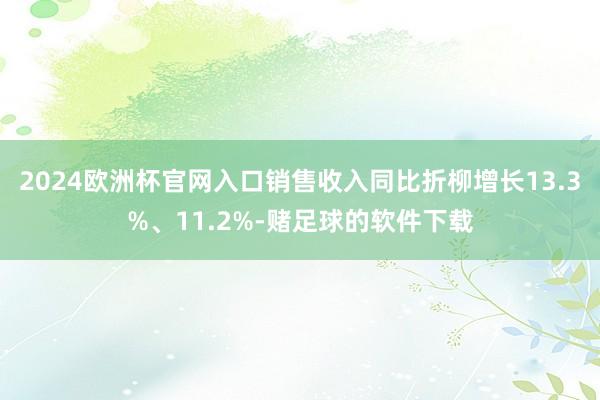 2024欧洲杯官网入口销售收入同比折柳增长13.3%、11.2%-赌足球的软件下载