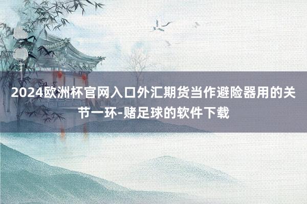 2024欧洲杯官网入口外汇期货当作避险器用的关节一环-赌足球的软件下载