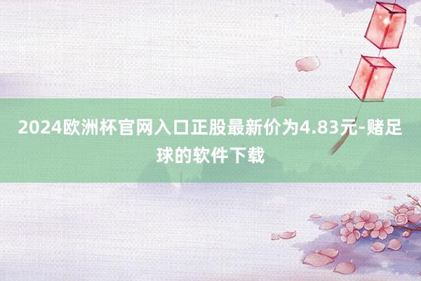 2024欧洲杯官网入口正股最新价为4.83元-赌足球的软件下载
