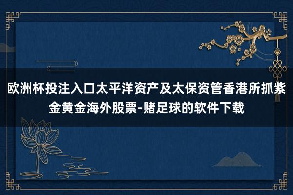 欧洲杯投注入口太平洋资产及太保资管香港所抓紫金黄金海外股票-赌足球的软件下载