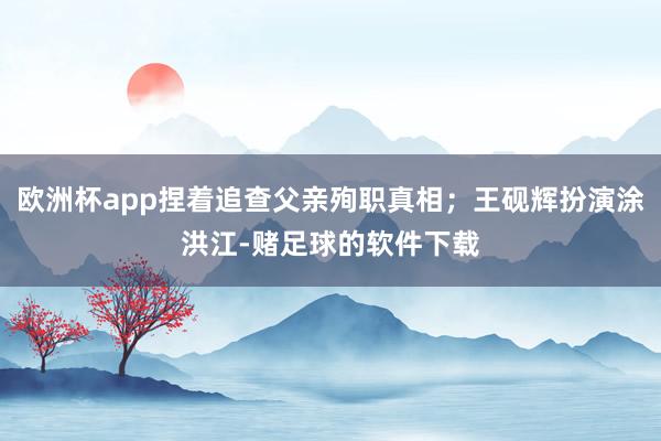 欧洲杯app捏着追查父亲殉职真相；王砚辉扮演涂洪江-赌足球的软件下载