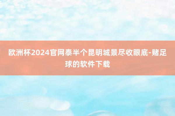 欧洲杯2024官网泰半个昆明城景尽收眼底-赌足球的软件下载
