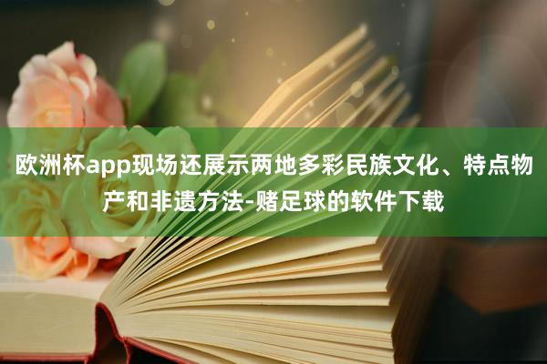 欧洲杯app现场还展示两地多彩民族文化、特点物产和非遗方法-赌足球的软件下载