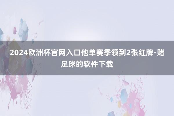 2024欧洲杯官网入口他单赛季领到2张红牌-赌足球的软件下载
