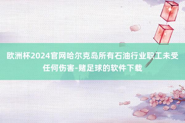 欧洲杯2024官网哈尔克岛所有石油行业职工未受任何伤害-赌足球的软件下载