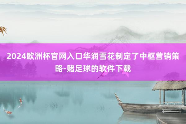 2024欧洲杯官网入口华润雪花制定了中枢营销策略-赌足球的软件下载