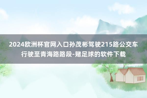 2024欧洲杯官网入口孙茂彬驾驶215路公交车行驶至青海路路段-赌足球的软件下载